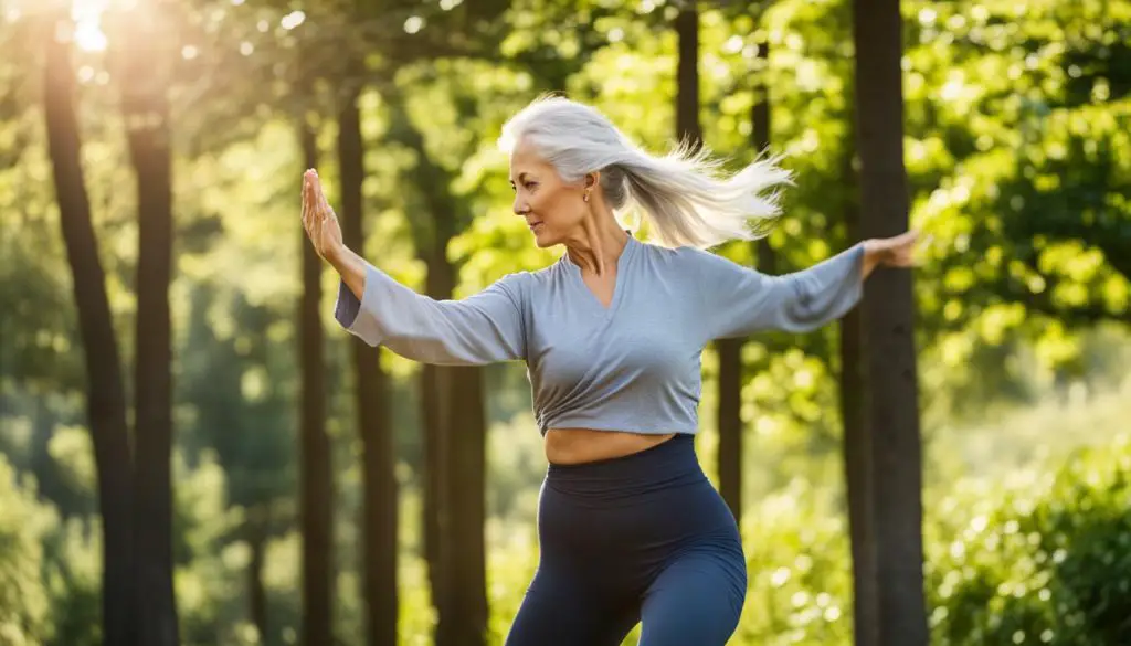 Tai Chi exercise for menopause belly